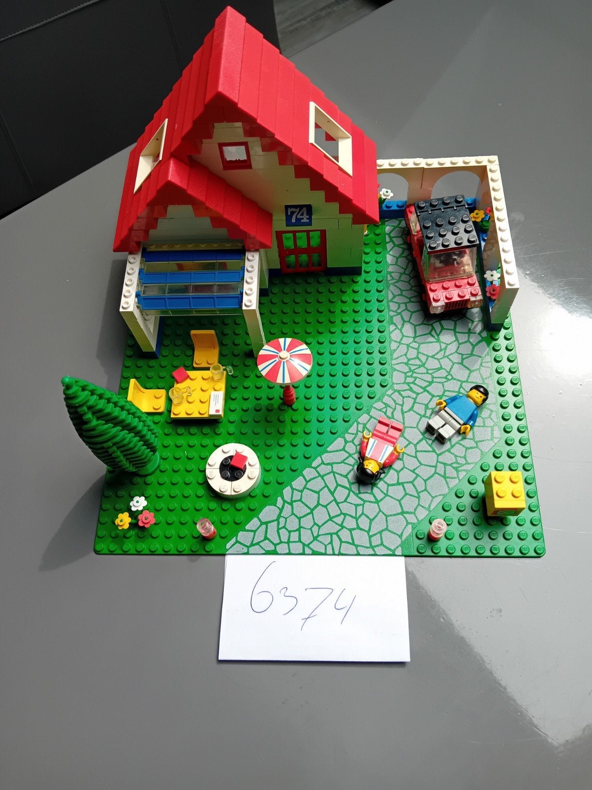 Lego 6374.  Vakantie huis jaren 80, Ophalen of Verzenden, Gebruikt