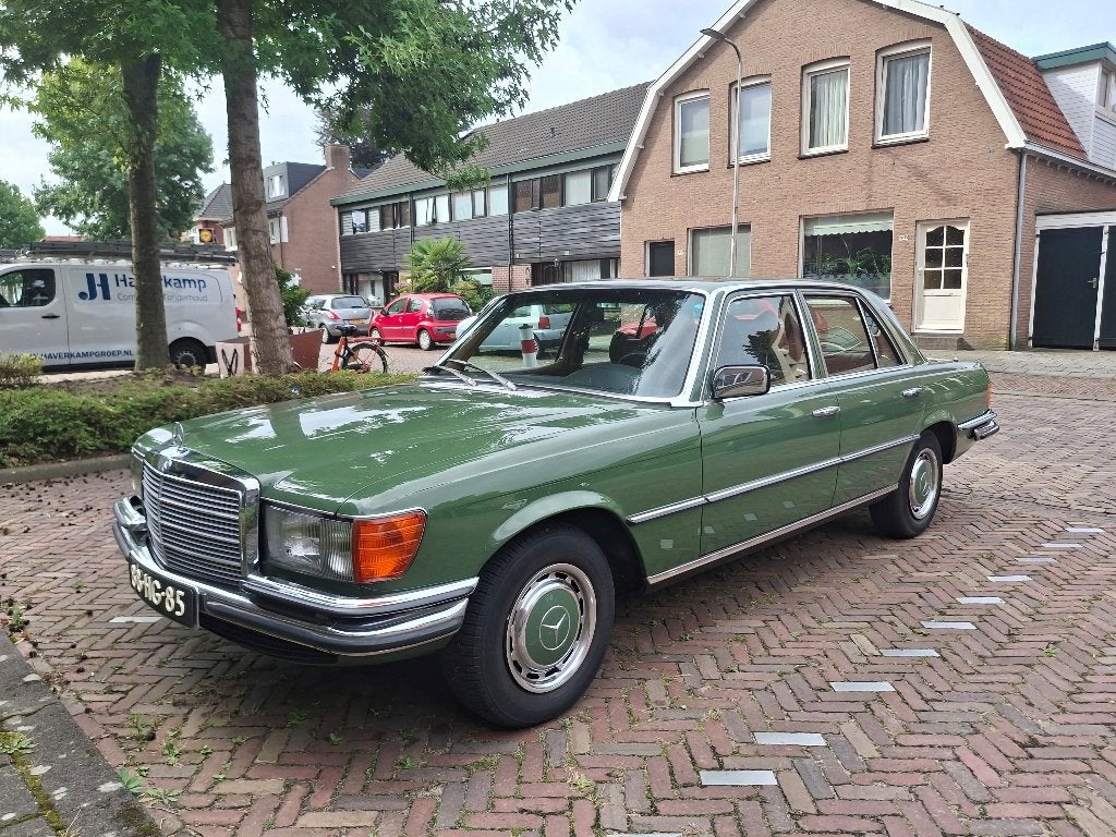 Mercedes-Benz S-Klasse 2.7 280 S 1975 Groen, Auto's, Automaat, 160 pk, Bruin, Particulier