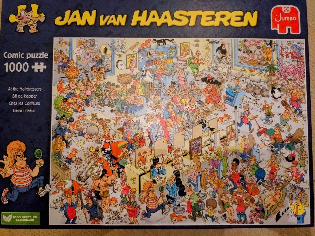 Jan van Haasteren puzzels, Ophalen, 500 t/m 1500 stukjes, Zo goed als nieuw, Legpuzzel