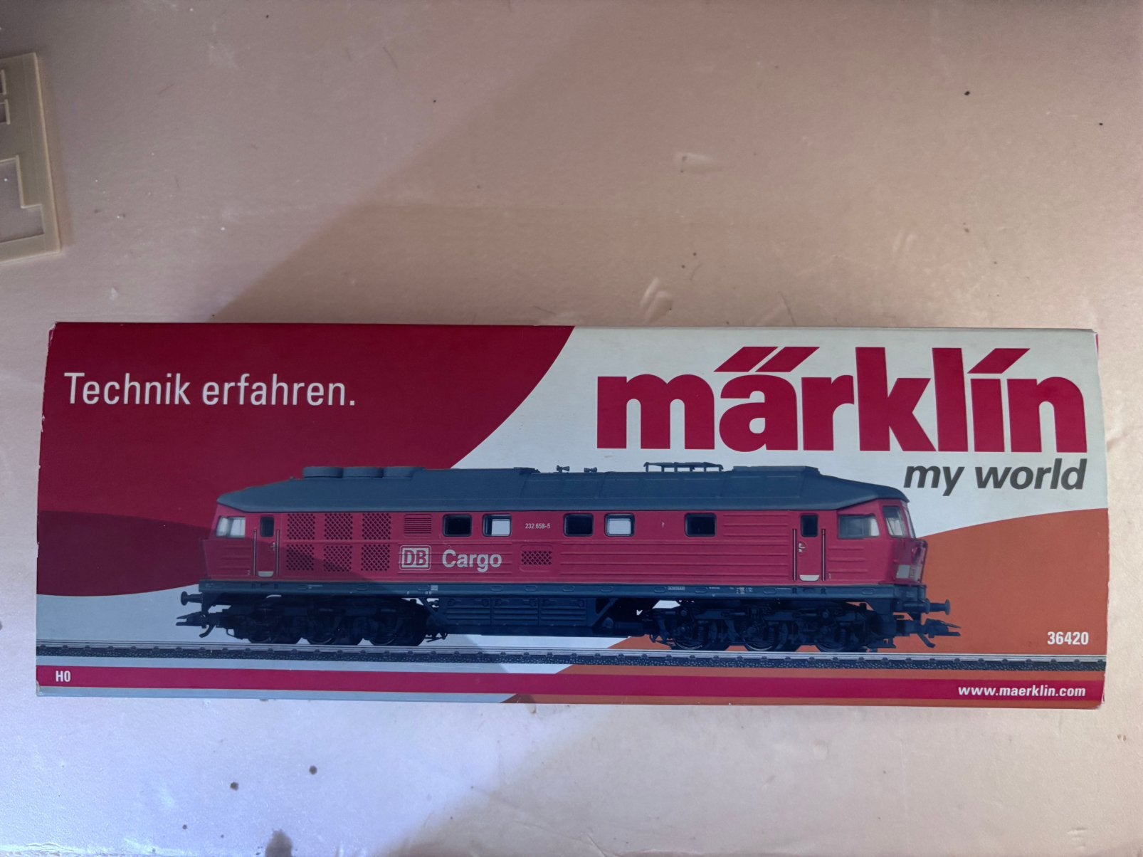 Märklin 36420 H0 Diesellocomotief BR 232 van de DB, Wisselstroom, Gebruikt, Locomotief, Ophalen of Verzenden