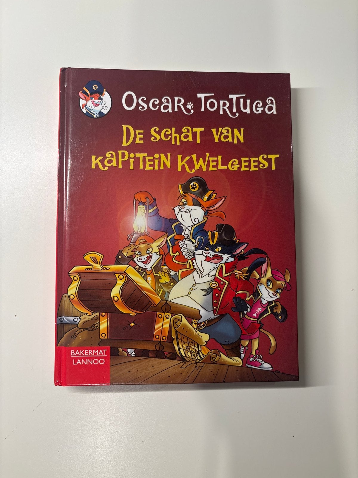 Oscar Tortuga: De schat van Kapitein Kwelgeest, Boeken, Kinderboeken | Jeugd | onder 10 jaar, Ophalen of Verzenden, Zo goed als nieuw