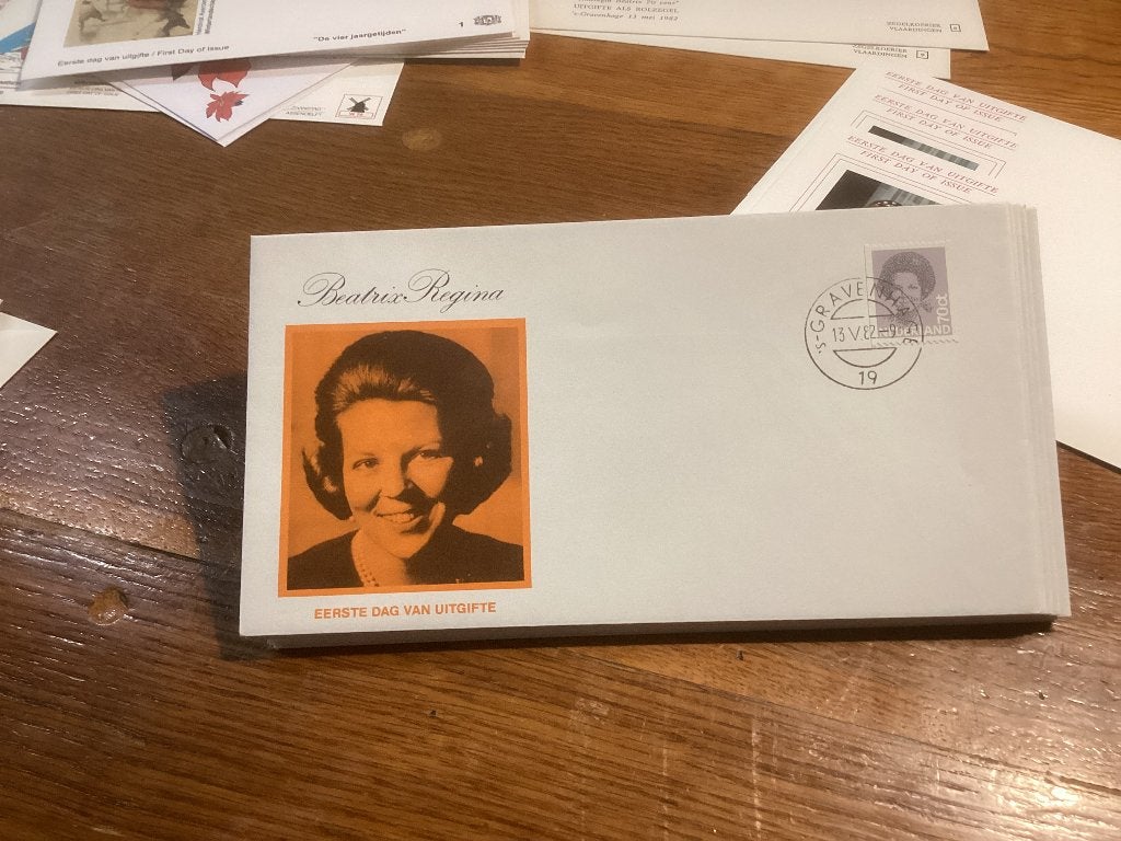 No4947 Beatrix Regina ´s-Gravenhage 13-5-1982 70 cent zijkan, Ophalen, Onbeschreven, Nederland