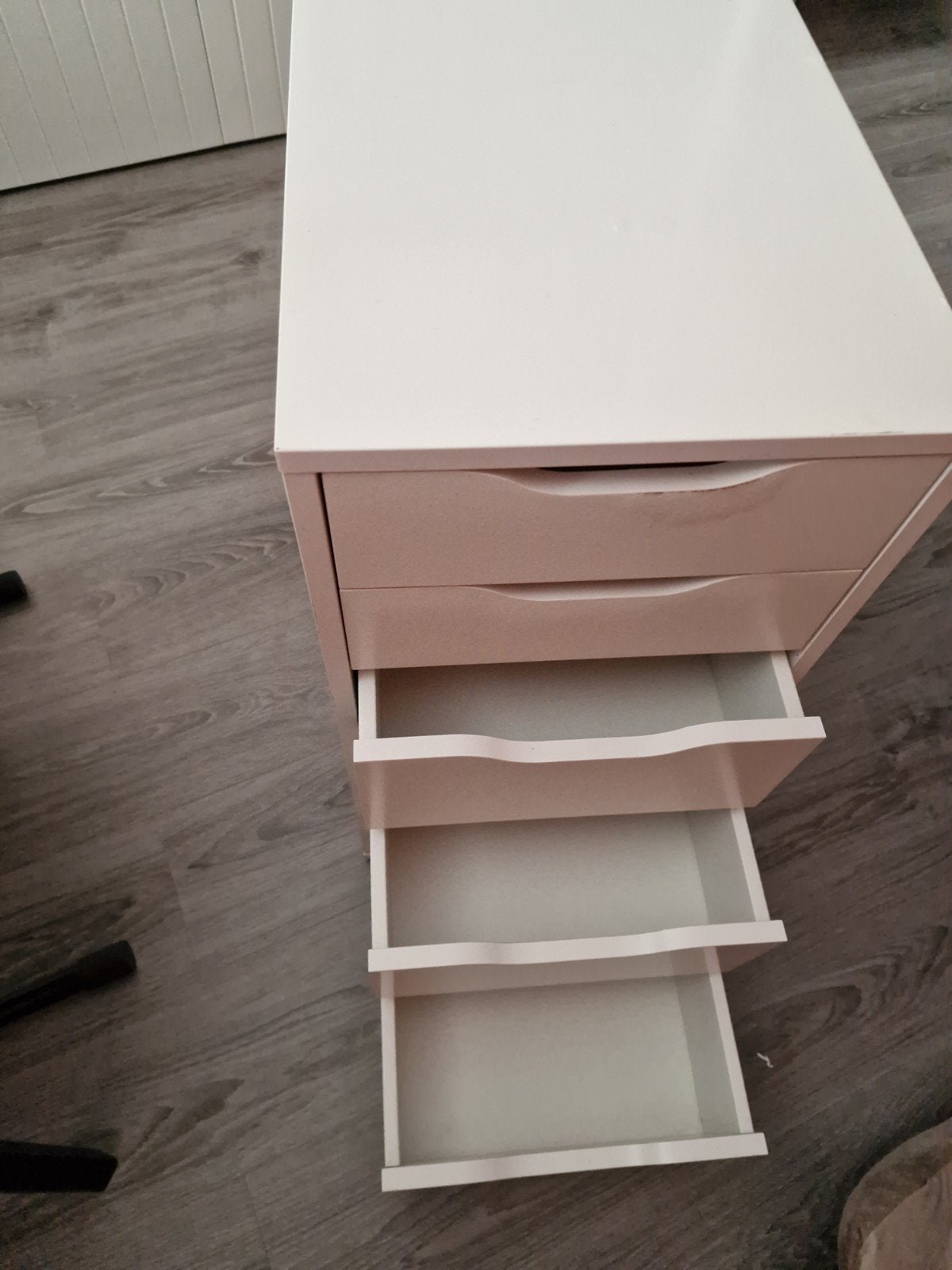ikea Ladekast 5 lades ALEX met lichte waterschade, werkt pri, Ophalen, Gebruikt, 5 laden of meer, 100 tot 150 cm