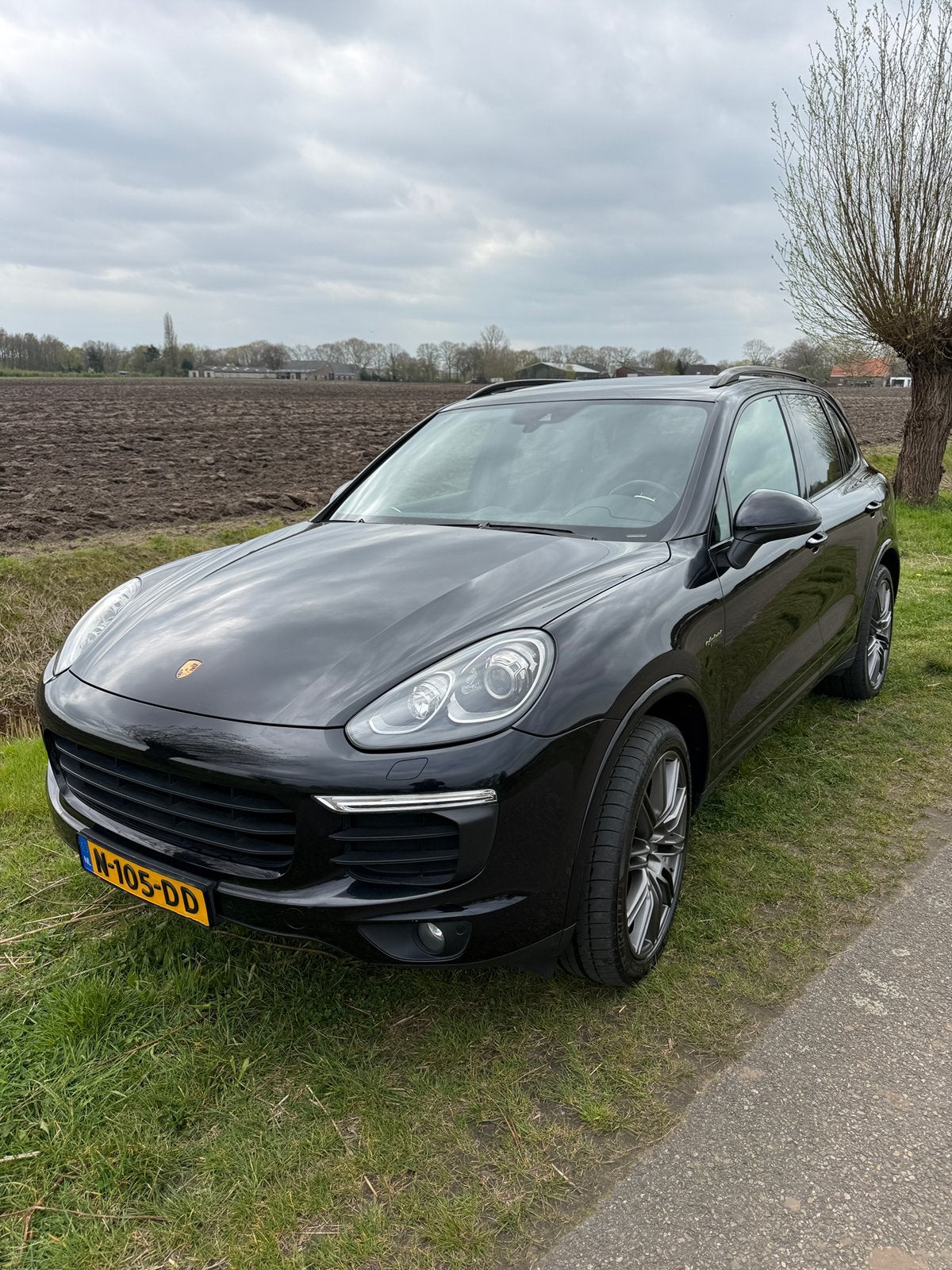 Porsche Cayenne 3.0 V6 416pk E-hybrid S Tiptronic S 2018, Automaat, Cayenne, Zwart, 2995 cc