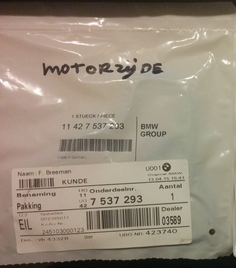 Pakking bmw oliefilterhuis blokzijde, Ophalen of Verzenden, Nieuw, BMW