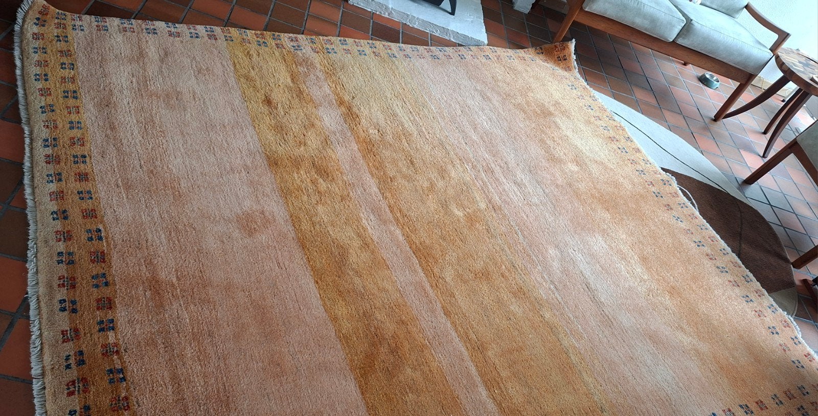 Gabbeh wollen kleed, Gebruikt, 200 cm of meer, Ophalen of Verzenden, 200 cm of meer