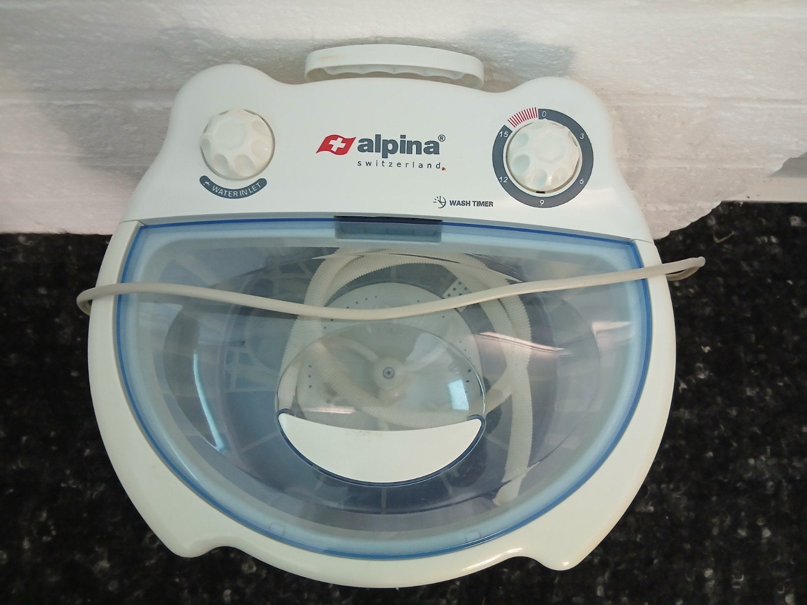 Alpina mini wasmachine, ideaal voor de camping, Ophalen, Gebruikt