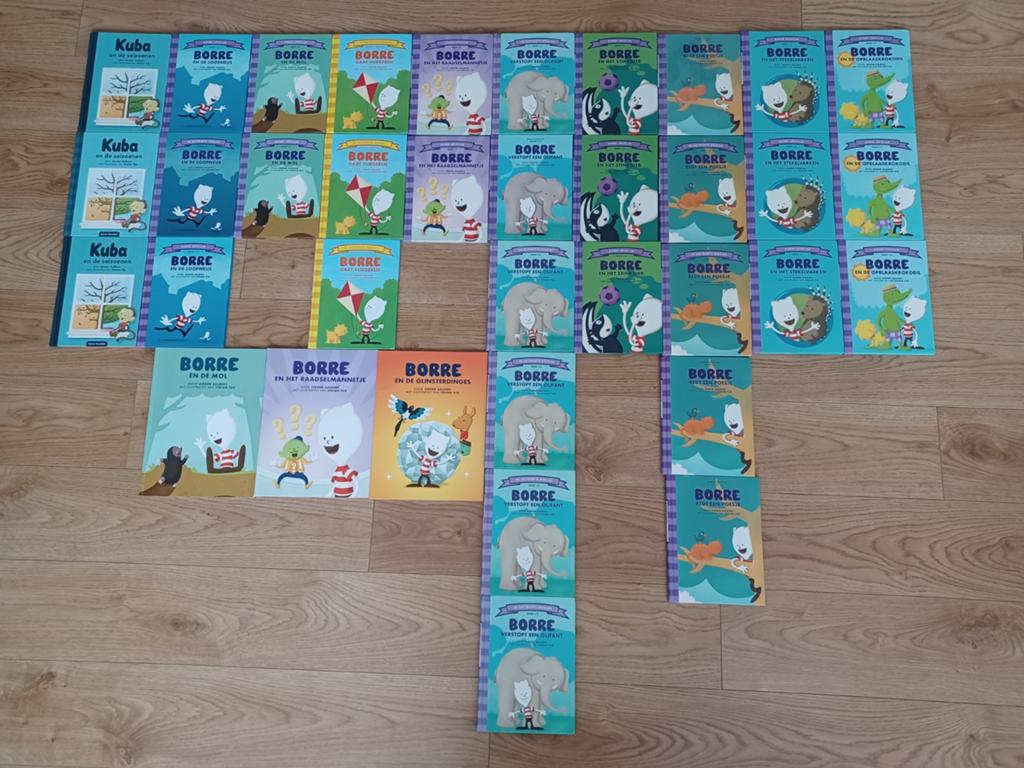 Borre en Kuba boekjes - 65 stuks + 6 stuks overig, Ophalen of Verzenden, Zo goed als nieuw, Fictie algemeen
