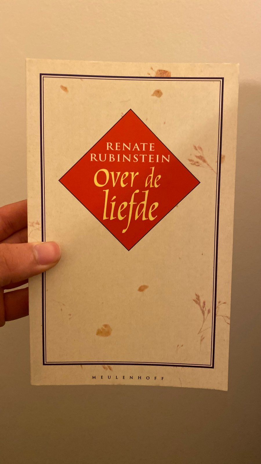 Renate Rubinstein - Over de liefde, Ophalen of Verzenden, Gelezen, Nederland