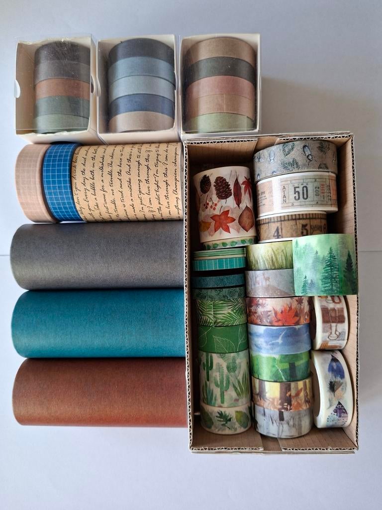 Washitape set voor planner en bullet journal, Ophalen of Verzenden, Zo goed als nieuw