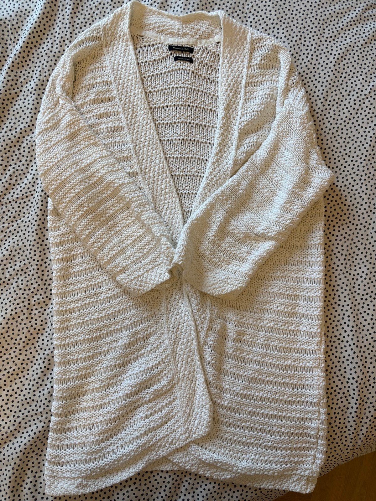 Massimo dutti overslag vest, Ophalen of Verzenden, Gedragen, Maat 36 (S), Wit