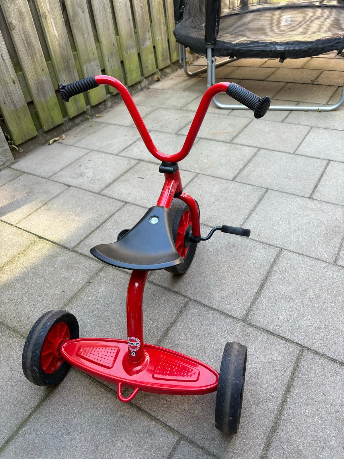 Winther Viking driewieler rood, Kinderen en Baby's, Speelgoed | Buiten | Voertuigen en Loopfietsen, Ophalen, Zo goed als nieuw