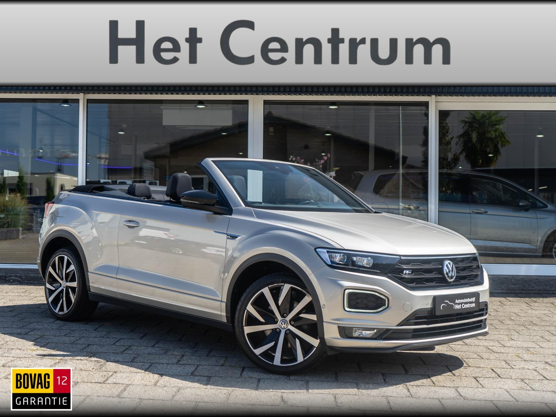 Volkswagen T-Roc Cabrio 1.5 TSI R-Line DSG(Automaat) - Leder, Auto's, 4 cilinders, 4 stoelen, Leder, Bedrijf