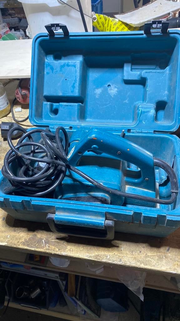 Makita schaafmachine, Doe-het-zelf en Verbouw, Gebruikt, Overige typen, 600 tot 1200 watt, Ophalen of Verzenden