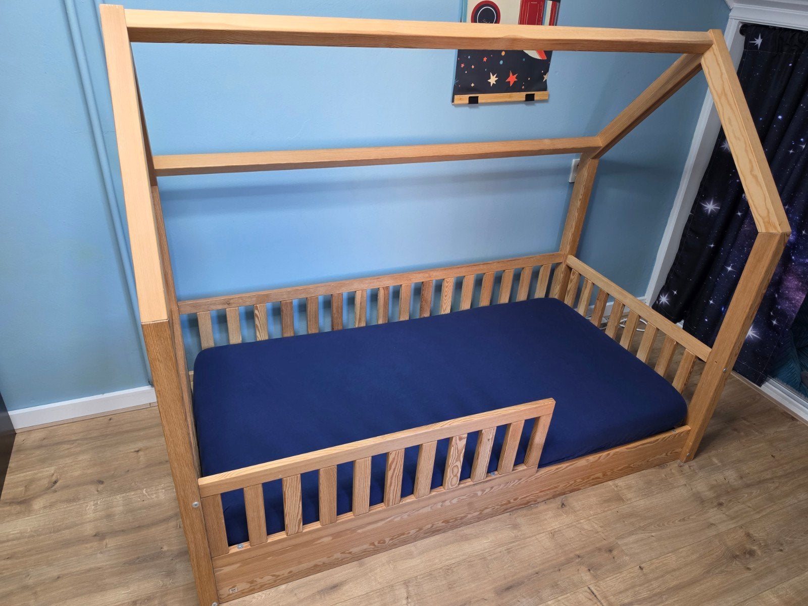 Peuterbed inclusief matras 80x160, 70 tot 85 cm, 140 tot 160 cm, Zo goed als nieuw, Ophalen