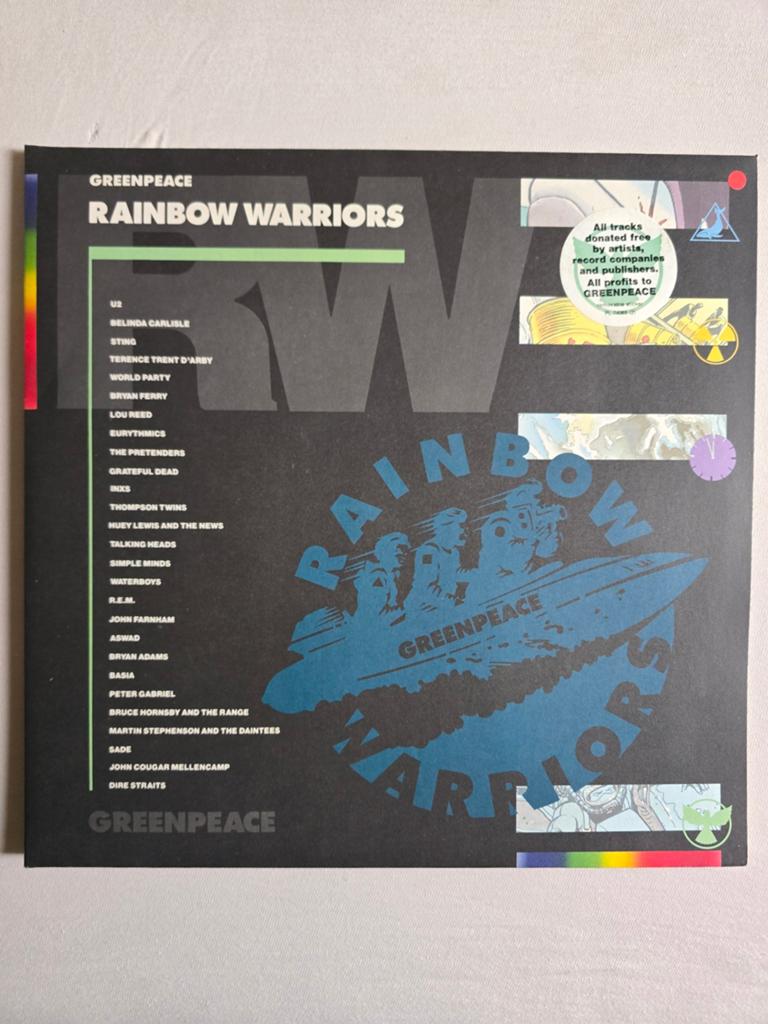 Rainbow Warriors dubbel lp GREENPEACE, Ophalen of Verzenden, Zo goed als nieuw, Overige formaten