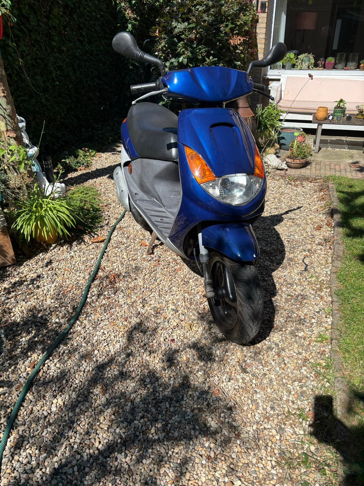 Peugeot Vivacity 50cc Scooter - Blauw, Fietsen en Brommers, Scooters | Peugeot, Ophalen, Tweetakt, Gebruikt, Maximaal 45 km/u