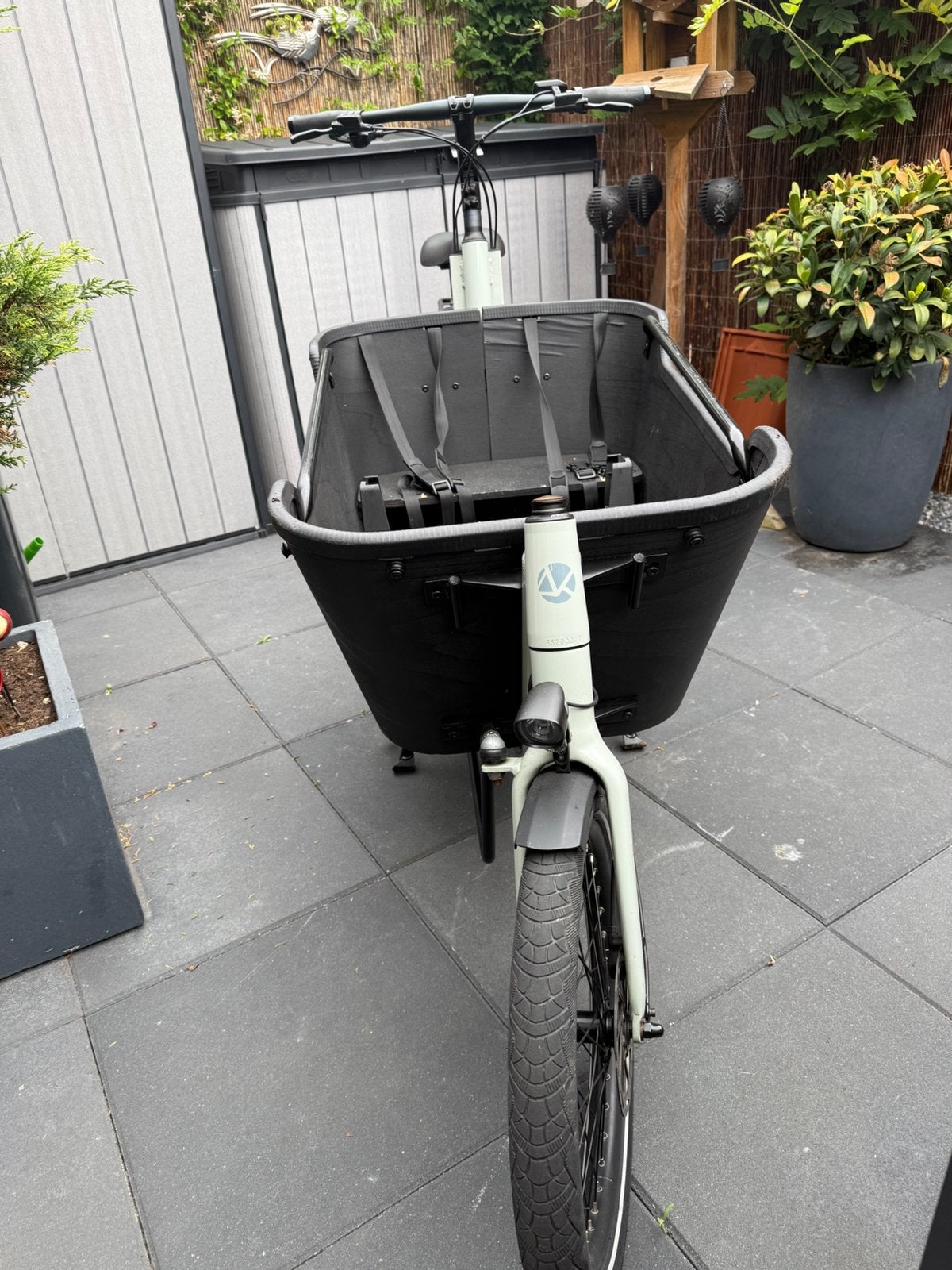 Zeer mooie bakfiet te koop, Ophalen, Zo goed als nieuw, Schijfrem, Elektrisch