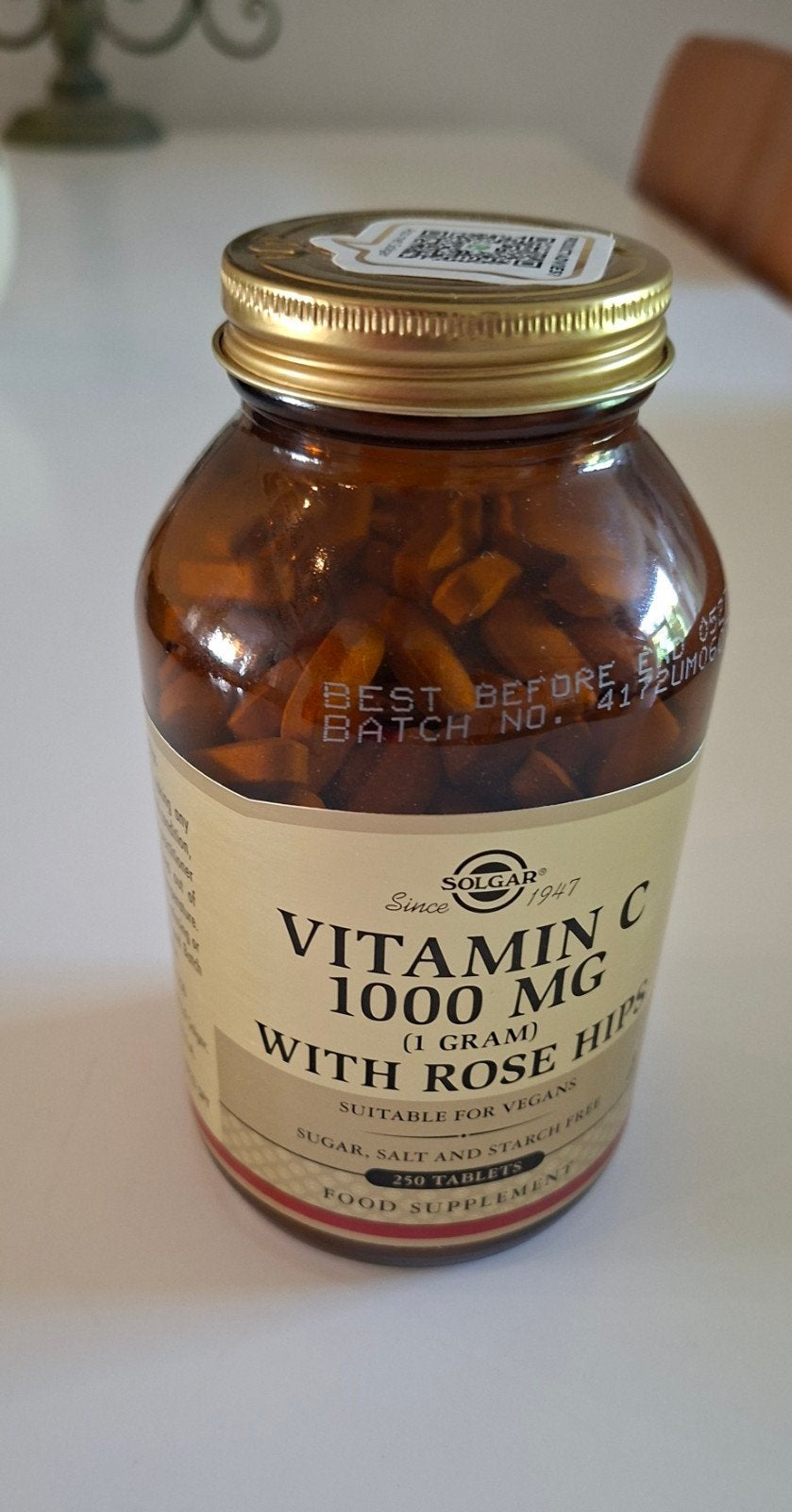 Solgar Vitamine C 1000 mg met Rozenbottels - 240 tabletten, Ophalen of Verzenden, Nieuw, Overige typen