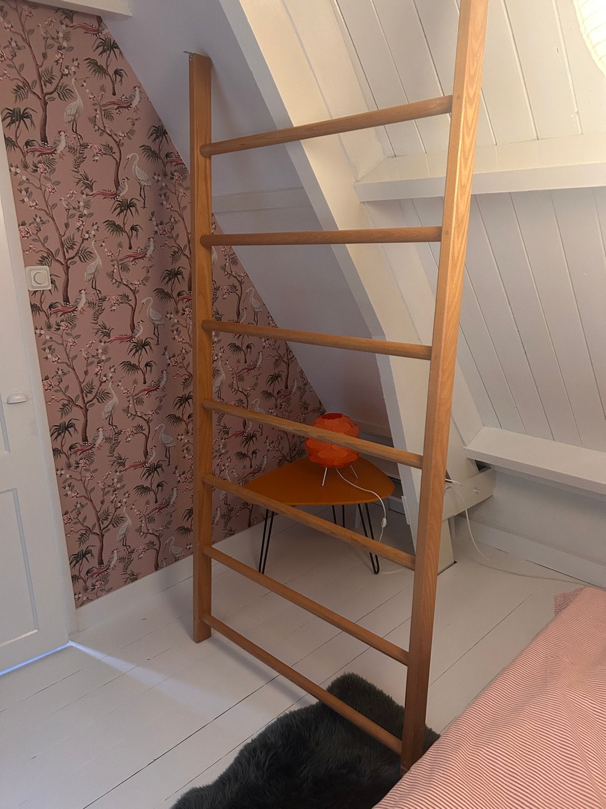 Houten klimrek/ladder voor zolder, Ophalen, Gebruikt, Ladder, 2 tot 4 meter