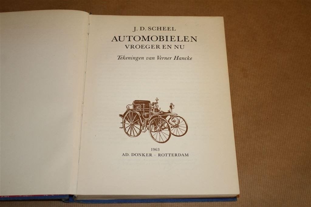 Automobielen vroeger en nu. ill. Verner Hancke. 1963., Boeken, Auto's | Boeken, Ophalen of Verzenden, Gelezen, Algemeen