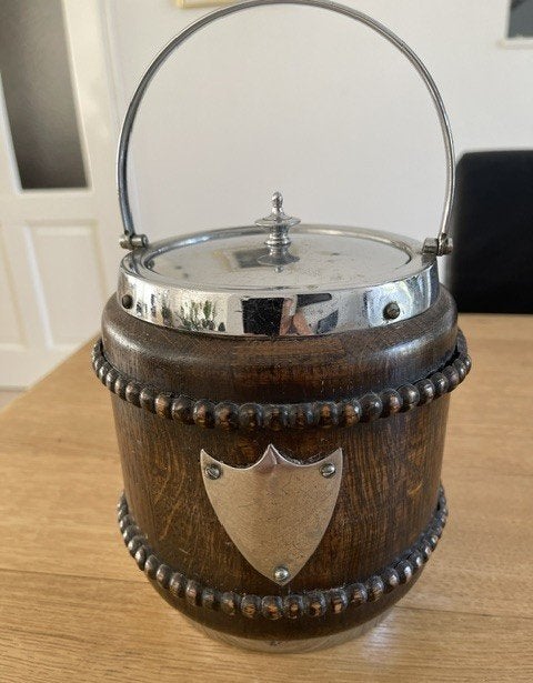 ENGELSE KOEKJESPOT (BISCUIT BARREL), Ophalen of Verzenden