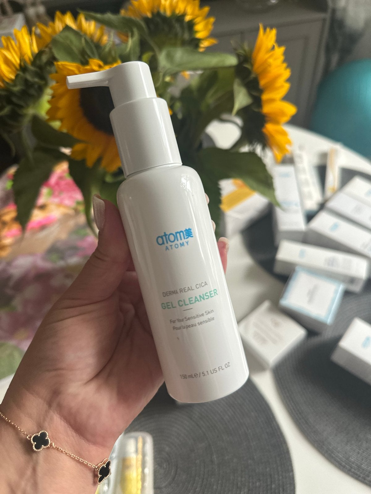 Atomy Derma Real Cica Gel Cleanser - Gevoelige Huid, Ophalen of Verzenden, Nieuw, Gehele gezicht, Reiniging