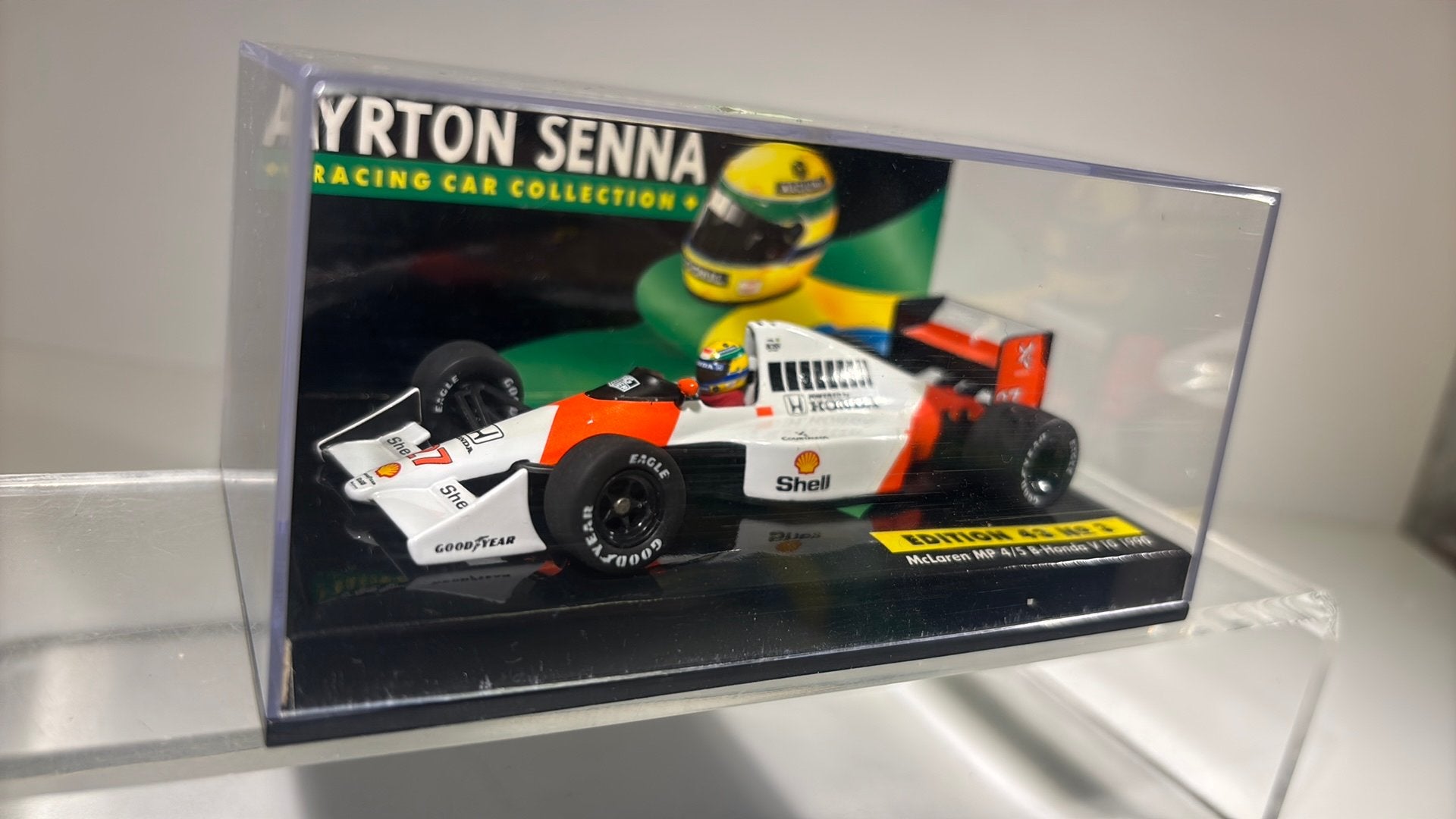 F1 McLaren mp4/5 b-honda senna 1990 minichamps 1.43, Auto, Ophalen of Verzenden, MiniChamps, A