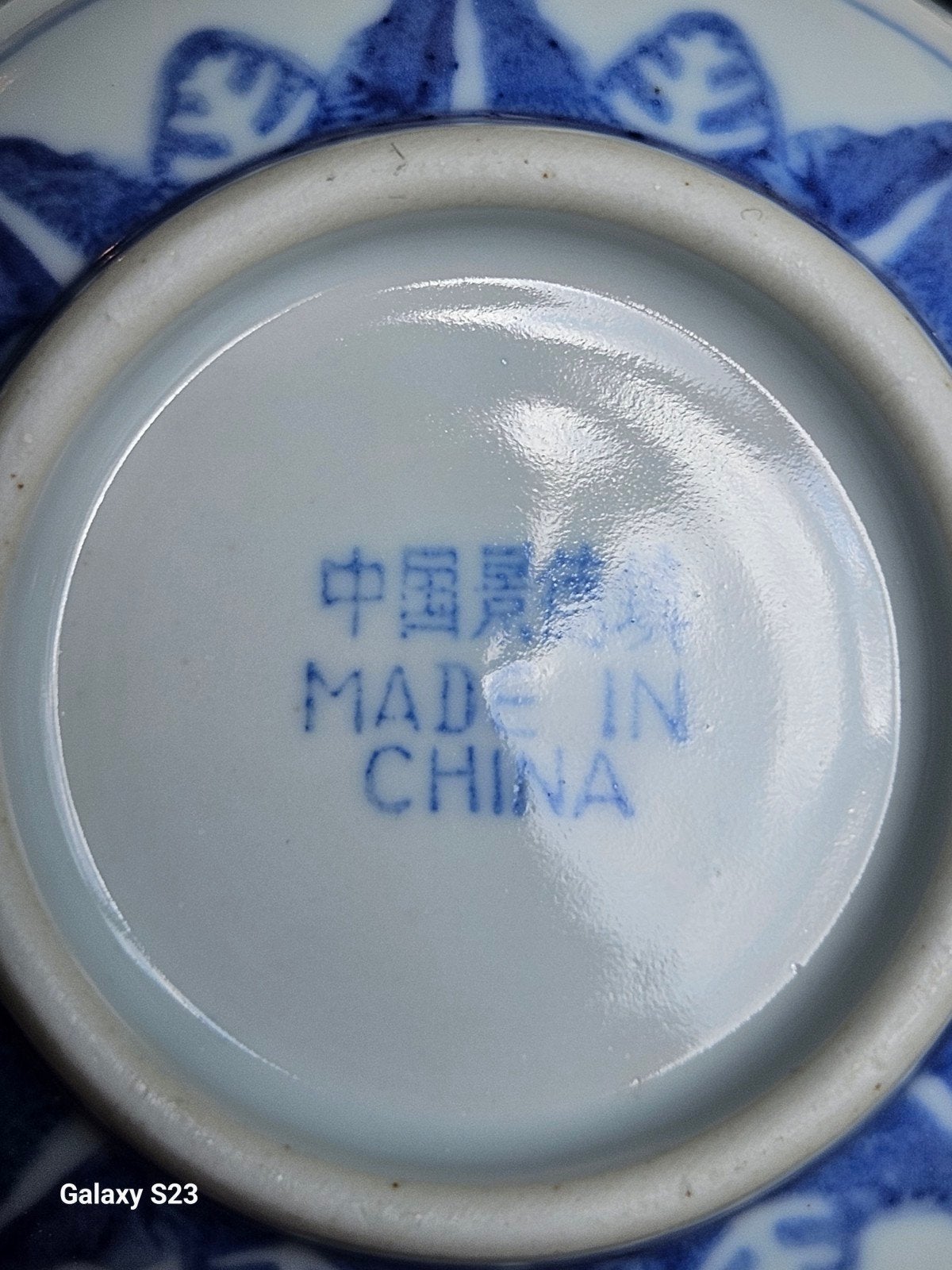 Set van 4 Chinese rijstkommen met lepels - Zeer goede staat, Ophalen