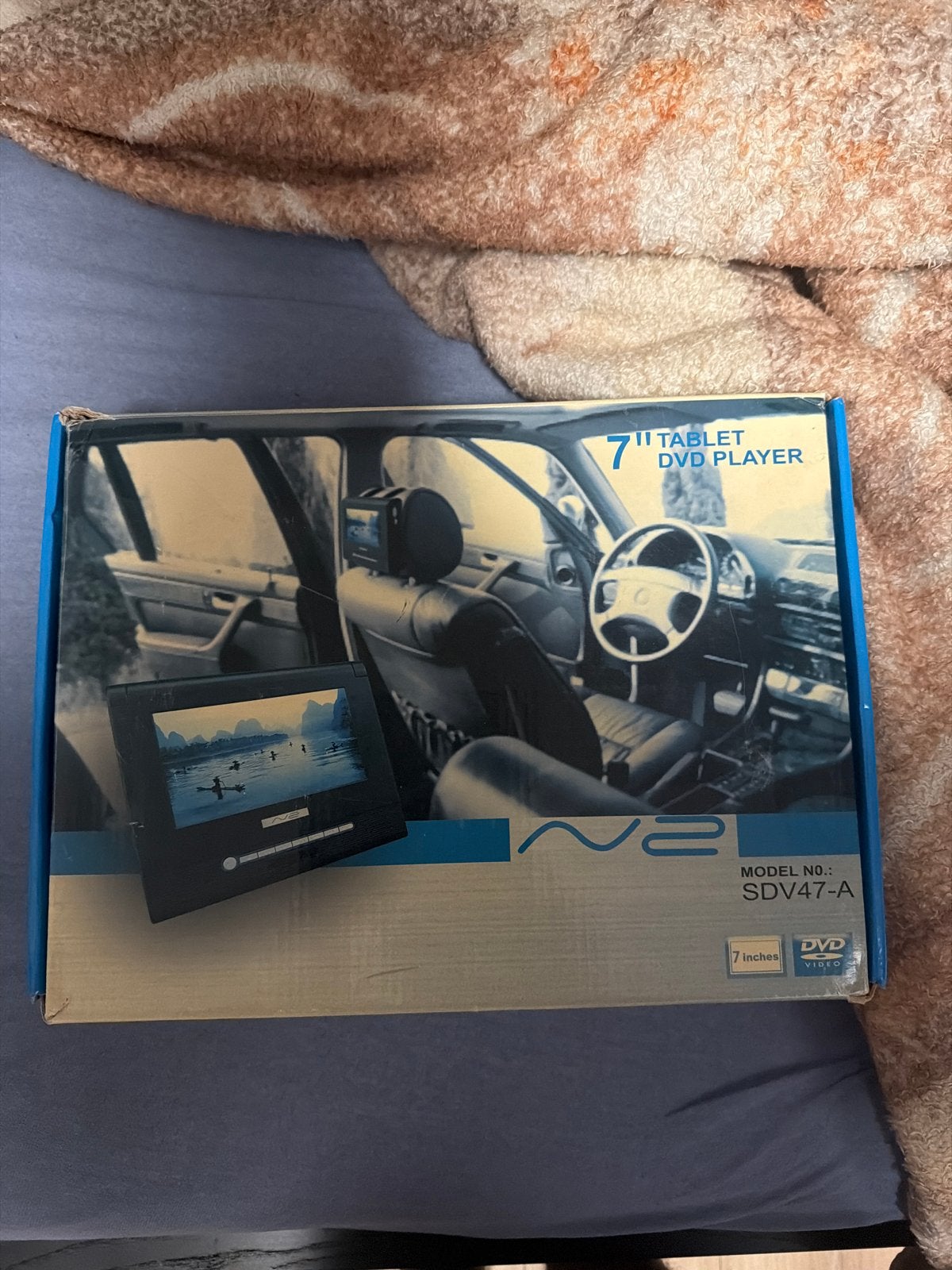 N2 7 inch Tablet DVD Speler SDV47-A, Draagbaar, Ophalen of Verzenden, Zo goed als nieuw, Overige merken