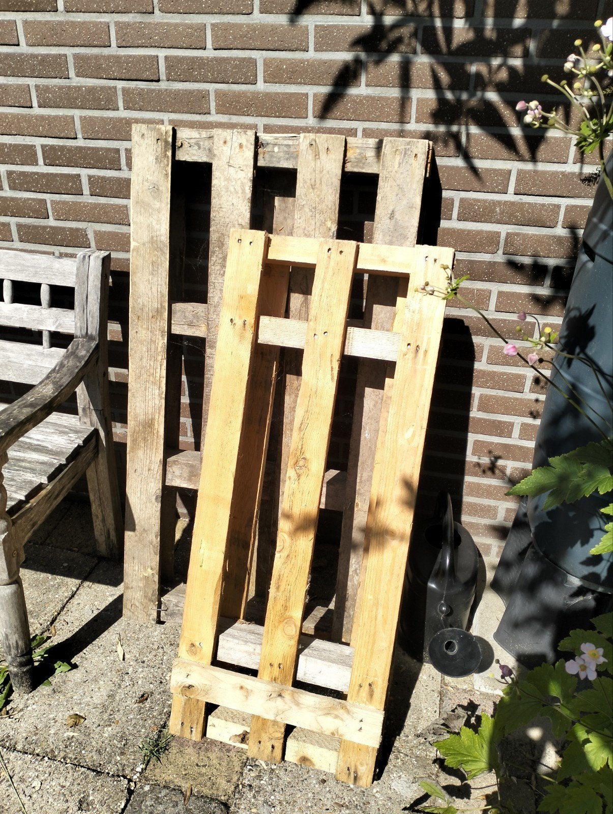 Gratis 2 pallets, Ophalen, Gebruikt, Pallet, Minder dan 200 cm