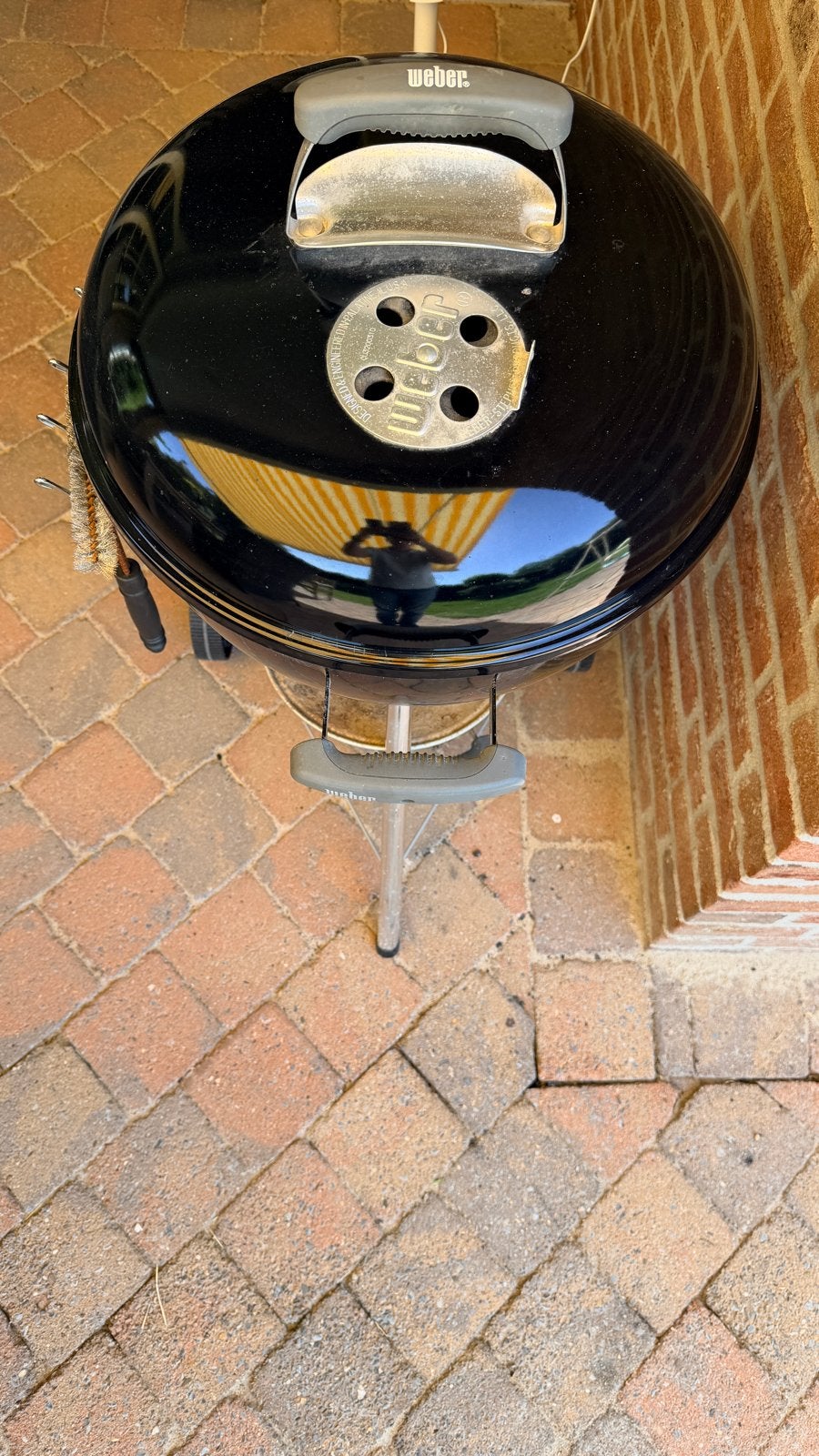 Weber BBQ met pizzasteen en accessoires (47cm), Tuin en Terras, Ophalen, Gebruikt