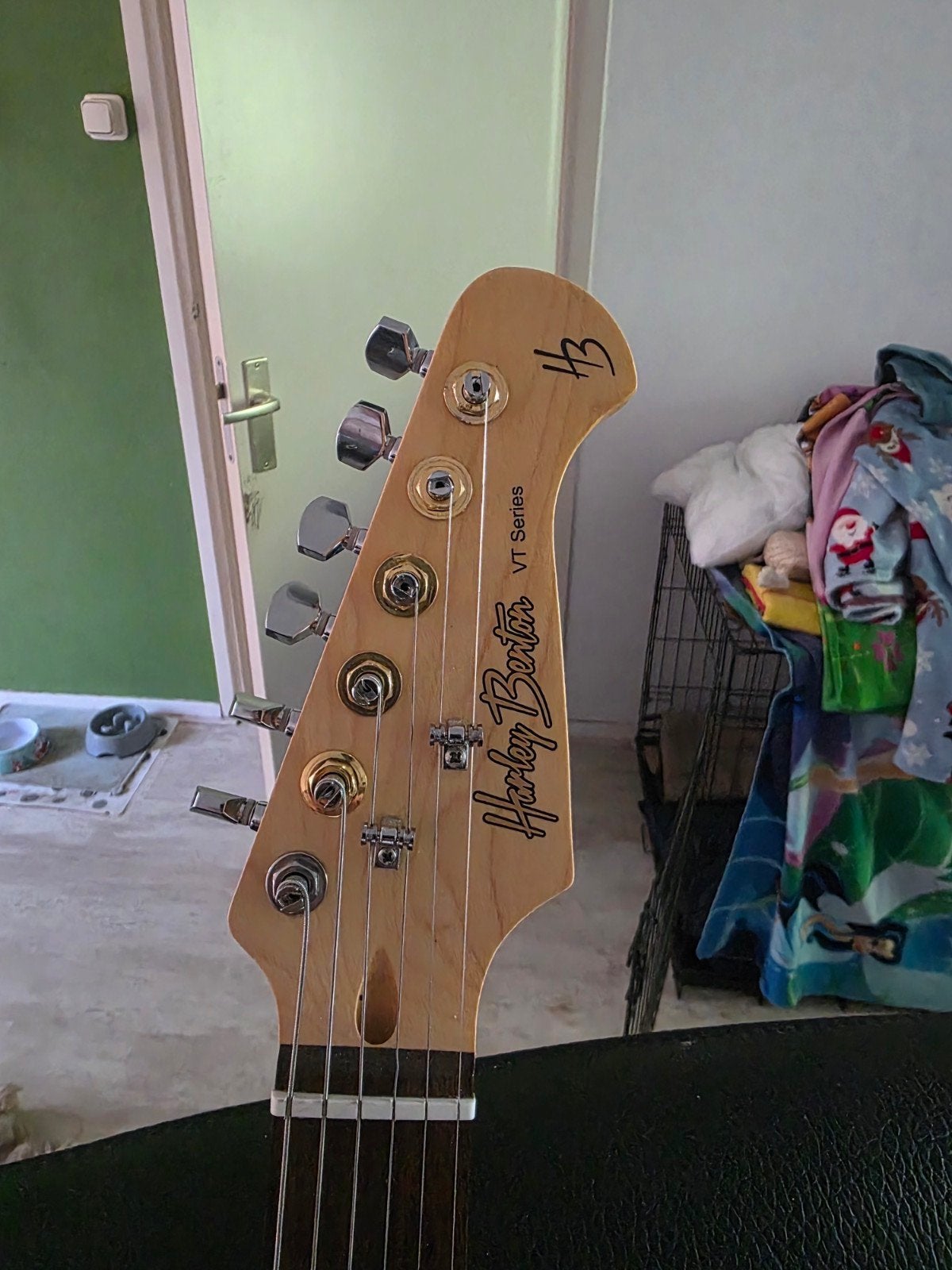 Harley Benton MS-60 Mustang met Fender Tex-Mex upgrades, Ophalen