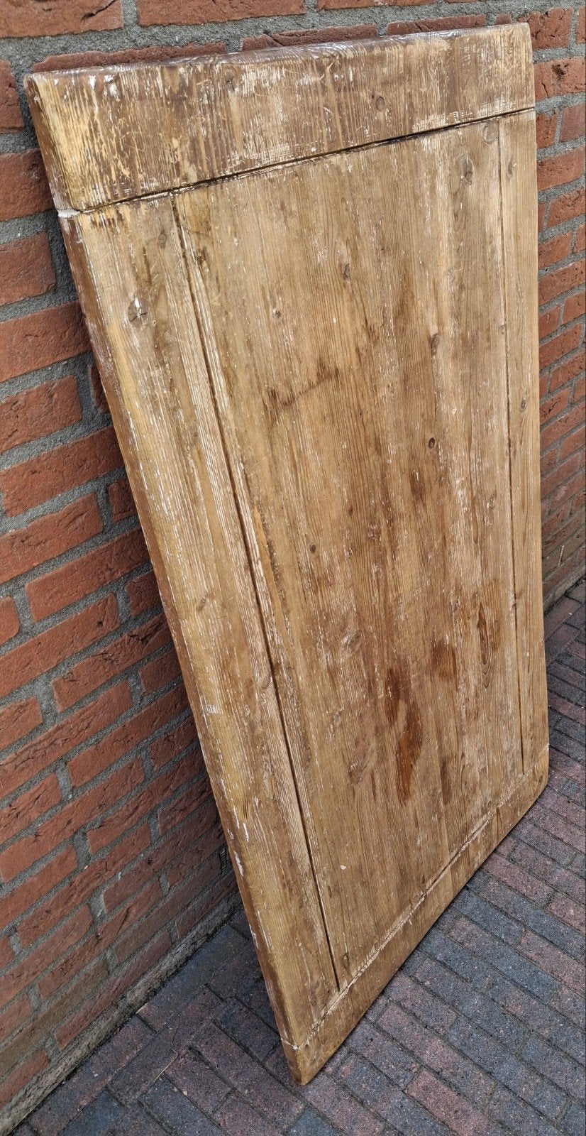 Old look grenen blad tafelblad werkblad, 25 tot 50 mm, Eiken, Ophalen of Verzenden, Plank