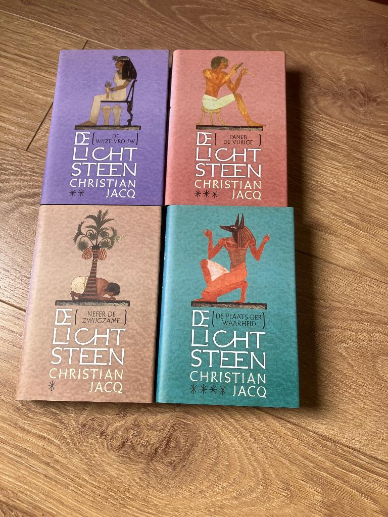 De Lichtsteen, Ophalen, Zo goed als nieuw, Christian Jacq, Nederland