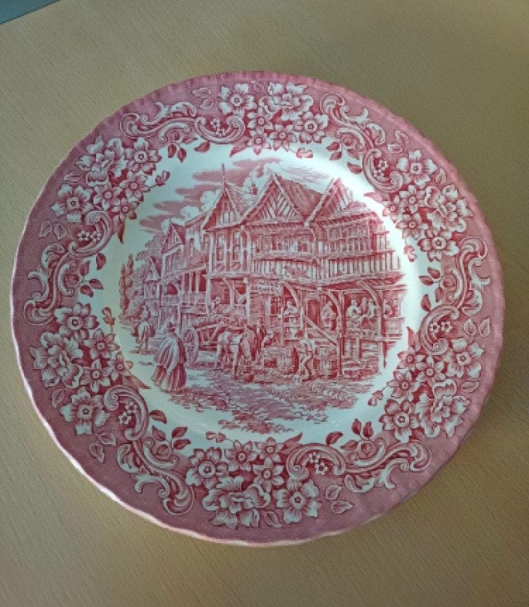 Antiek Royal Tudor Ware Bord - 17e Eeuw Engeland, Ophalen, Porselein, Overige stijlen, Bord(en)