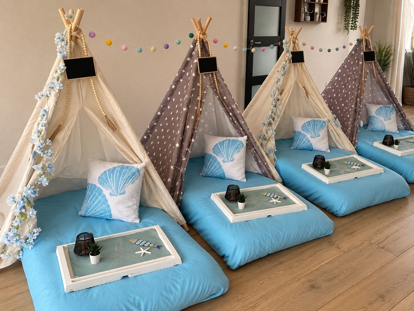 Tipi tentjes huren–Zee Thema–Kinderfeestje & Slaapfeestje, Ophalen, Verjaardag