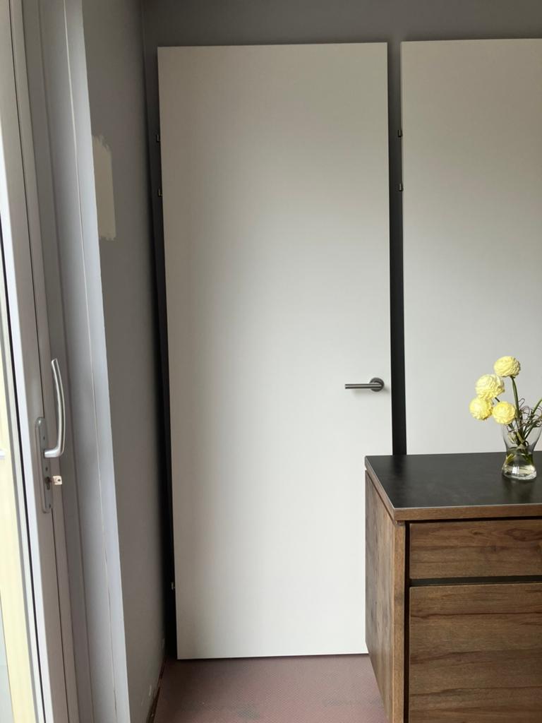 Svedex opdekdeur (inclusief deurpost), linksdraaiend, Doe-het-zelf en Verbouw, Deuren en Horren, Ophalen, 80 tot 100 cm, 215 cm of meer