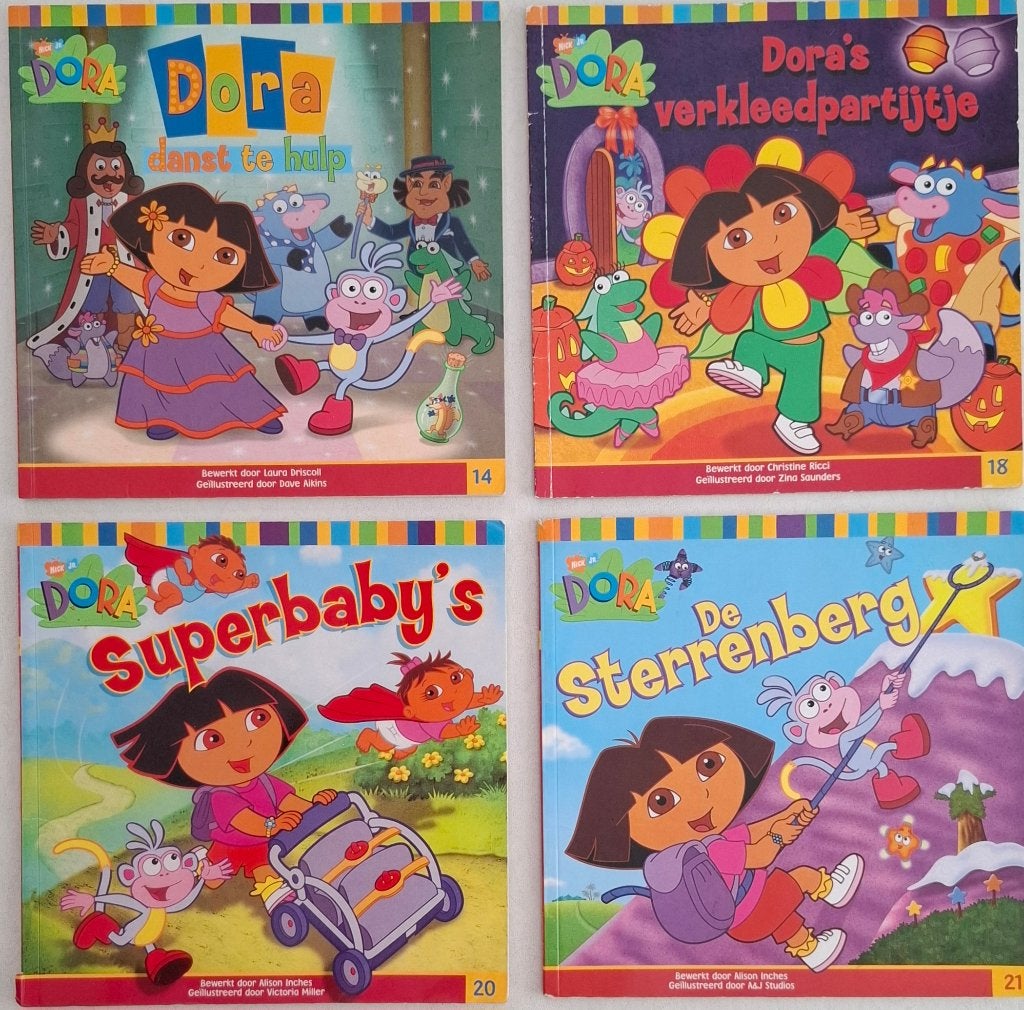 Dora boekjes van goed tot ZGAN - Per stuk €2, Gelezen, Fictie algemeen, Meisje, Ophalen of Verzenden