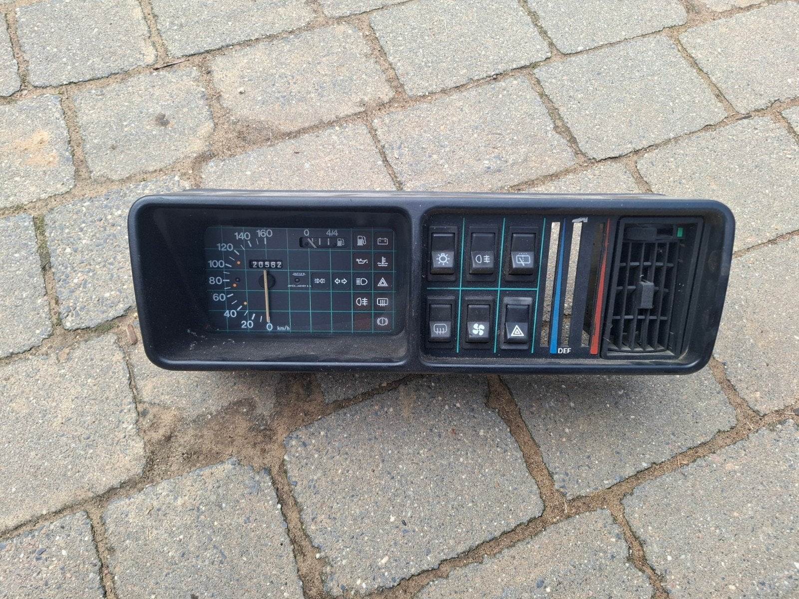 Fiat Panda Oldtimer Tellerunit met Schakelaars, Ophalen of Verzenden, Gebruikt, Fiat