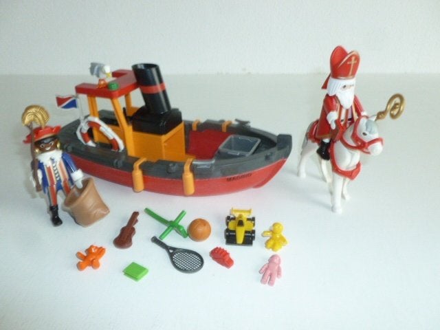 Playmobil Boot van Sinterklaas 5206 Prijs, Kinderen en Baby's, Speelgoed | Playmobil, Gebruikt, Complete set, Ophalen of Verzenden