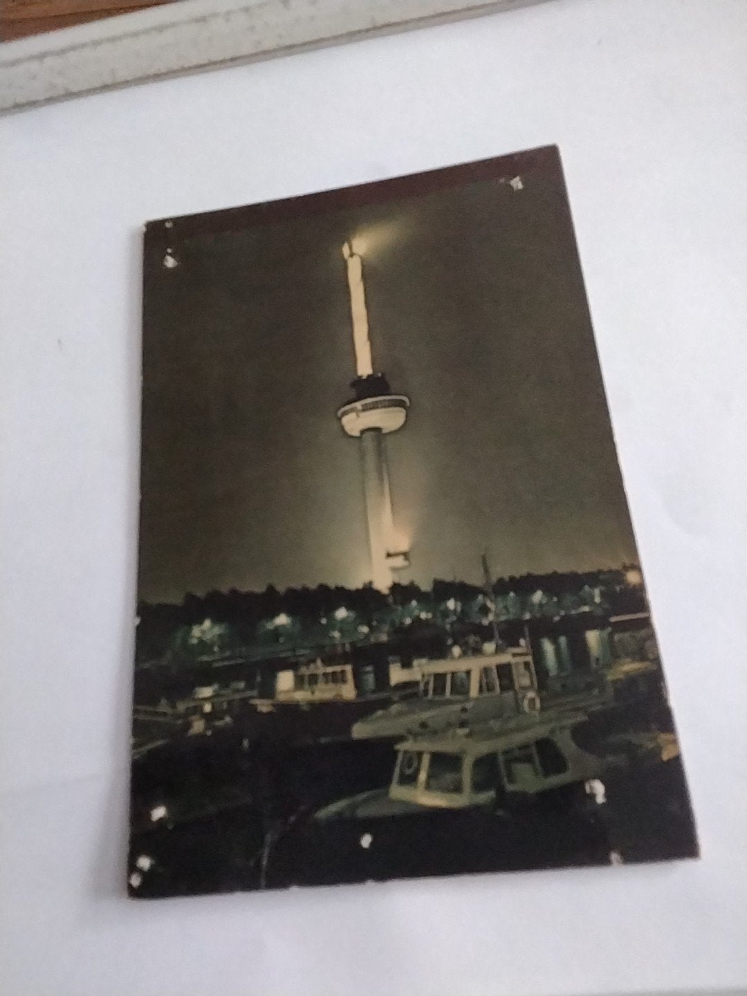 Oude ansichtkaart Euromast Rotterdam, Ophalen of Verzenden, 1960 tot 1980, Ongelopen, Zuid-Holland