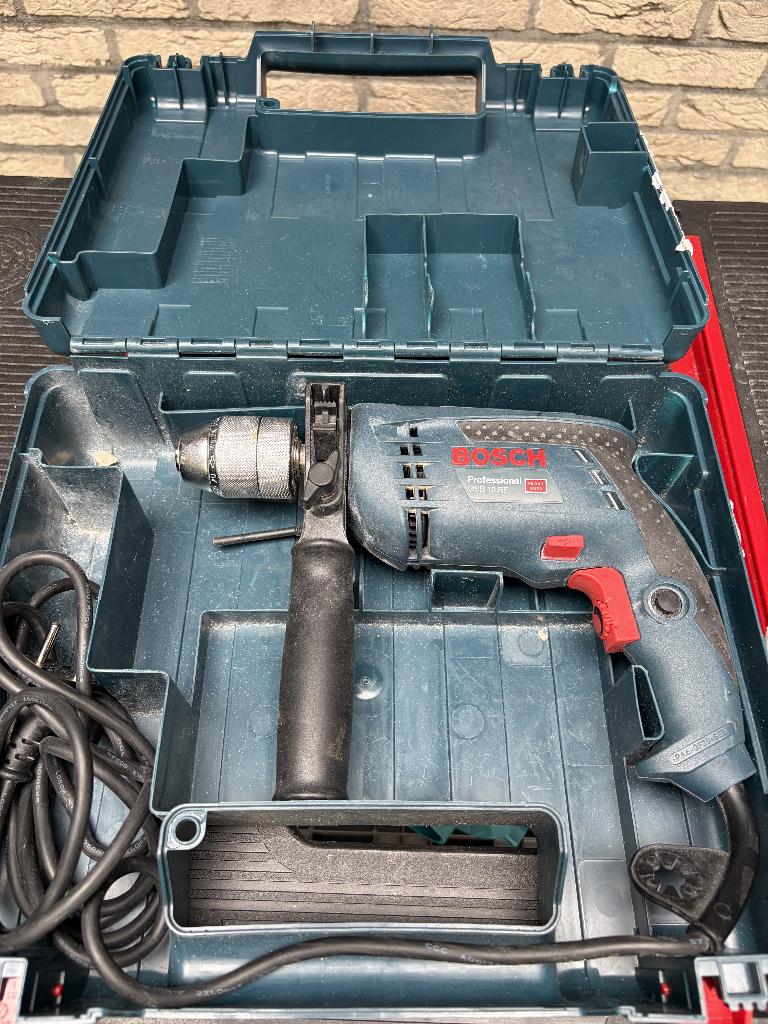 Klopboor Bosch Blauw GSB 13 RE, Doe-het-zelf en Verbouw, Gereedschap | Boormachines, Klopboormechanisme, Ophalen, Boormachine