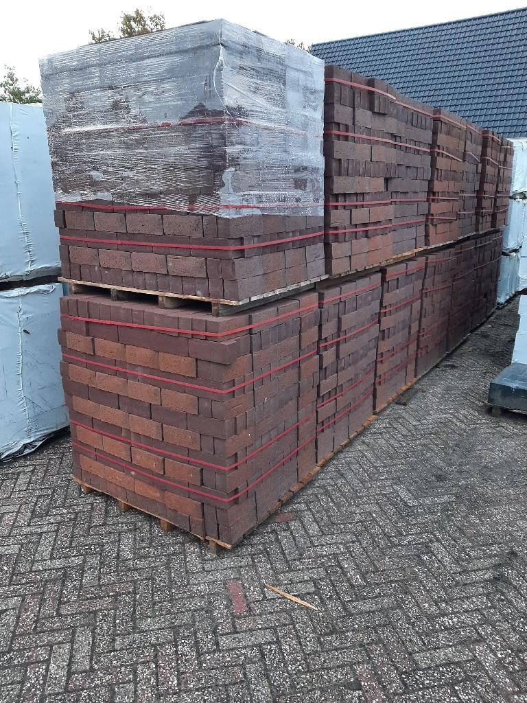 Wienerberger dikformaat Ruston 8cm, Ophalen, Klinkers, Nieuw, 10 m² of meer
