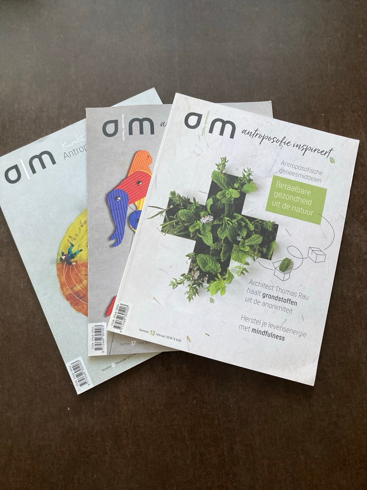 OM Antroposofie Magazine - 3 nummers, Ophalen of Verzenden, Zo goed als nieuw, Overige typen