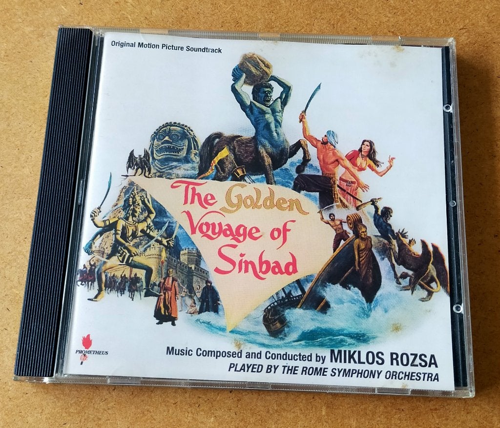 The Golden Voyage Of Sinbad Soundtrack CD Miklos Rozsa, Ophalen of Verzenden, Zo goed als nieuw