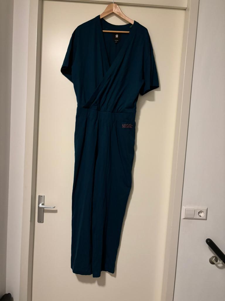 Nieuwe jumpsuit g-star raw maat l kleur nitro, Ophalen of Verzenden, Nieuw, Maat 42/44 (L), Blauw