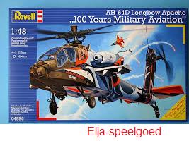 MODELBOUW Revell 1:48 AH-64 D APACHE 4896 Helikopter, Revell, Nieuw, Ophalen of Verzenden, Groter dan 1:72