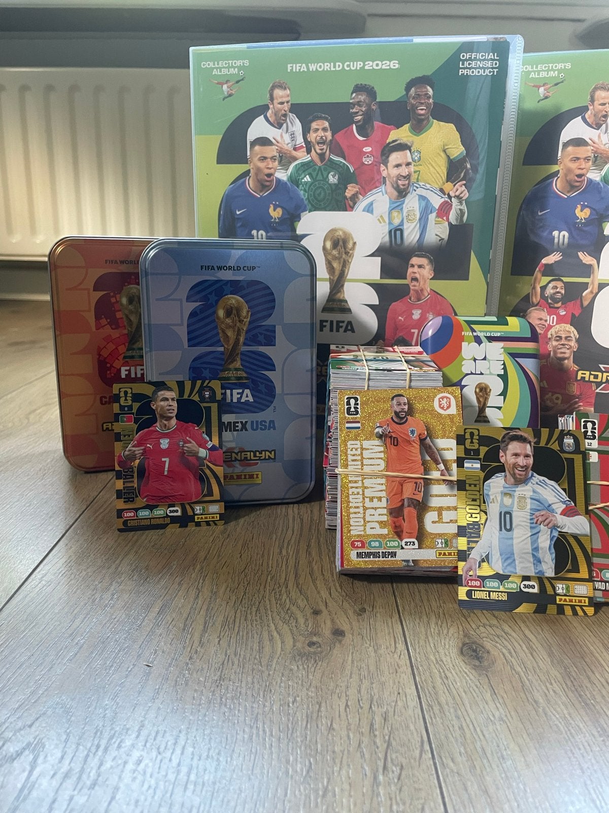 FIFA World Cup 2026 Adrenalyn kaarten + Golden Ballers, Ophalen of Verzenden, Zo goed als nieuw, Overige sporten, Spelerskaart