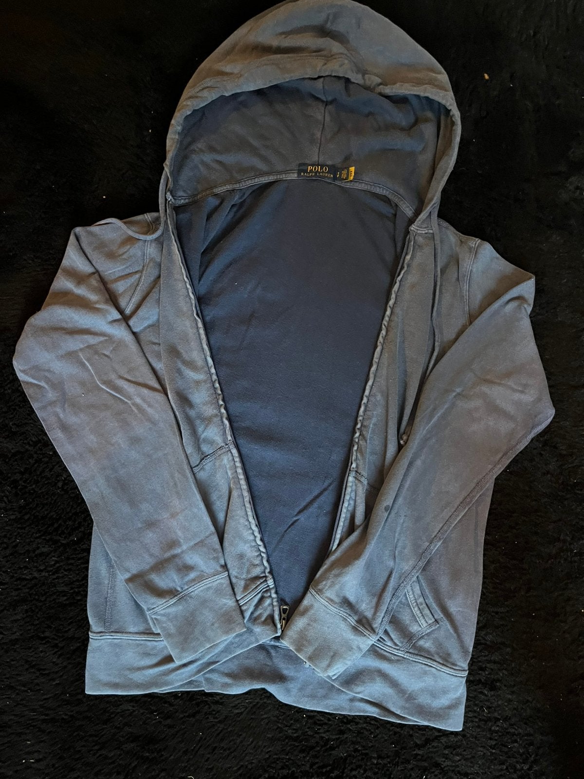 Ralp Lauren vest blauw maat S, Verzenden, Gedragen, Maat 46 (S) of kleiner, Blauw